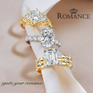 Romance Bridal Collection at A. T. Thomas Jewelers