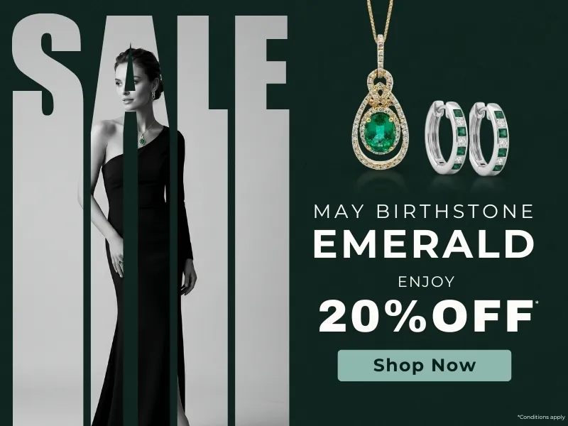May Birthstone Jewelry Sale At  A. T. Thomas Jewelers<br/>