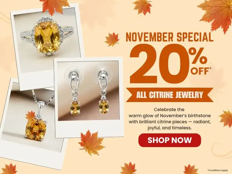 November Birthstone Sale at A T Thomas Jewelers