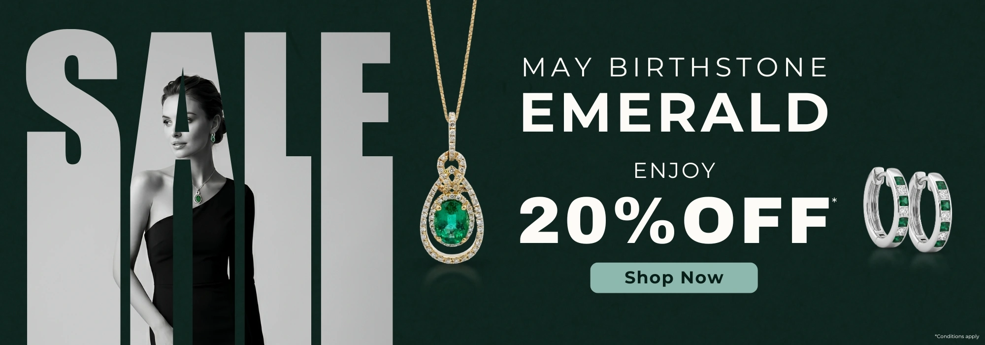 May Birthstone Jewelry Sale At  A. T. Thomas Jewelers<br/>
