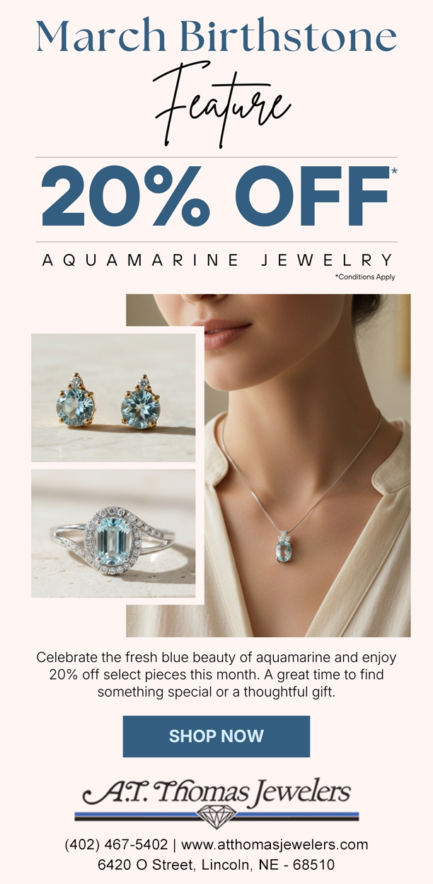 March Birthstone Sale