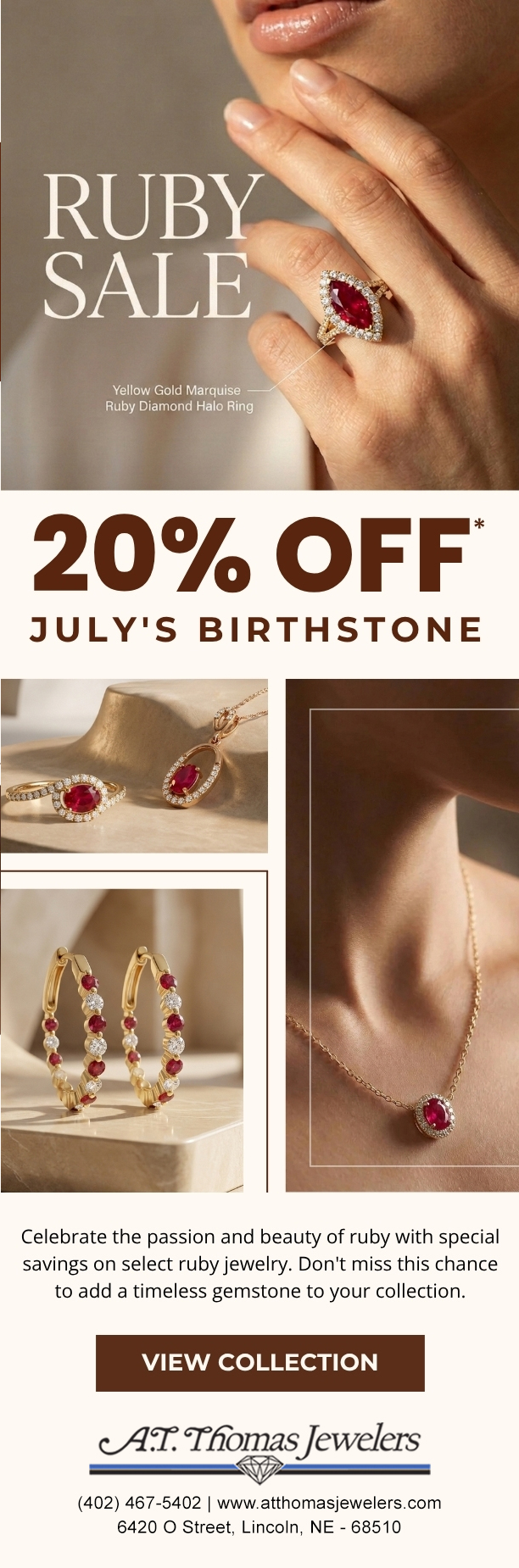 Ruby Sale - July&rsquo;s Birthstone Jewelry