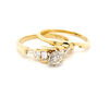 Picture of Yellow Gold Round Diamond Bridal Set
