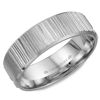 Picture of Bark Finish Men's Wedding Band