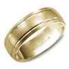 Picture of Brushed Finish Line Detail Men's Wedding Band