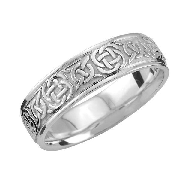 Picture of Celtic Knot Casted Center Men's Wedding Band