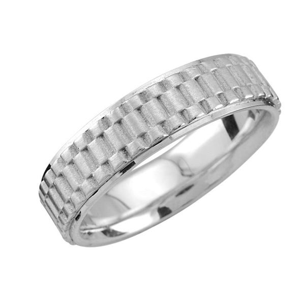 Picture of Link Detailed Men's Wedding Band